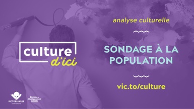 Portrait de la culture à Victoriaville: Répondez au sondage en ligne
