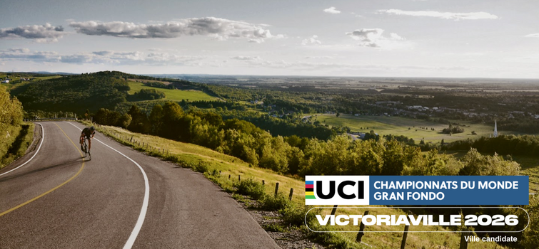 Victoriaville et sa région candidate pour l'obtention des Championnats du Monde Gran Fondo UCI 2026