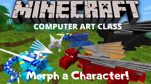 Minecraft Design Morph A Character Computer Kids Club Llc Sawyer