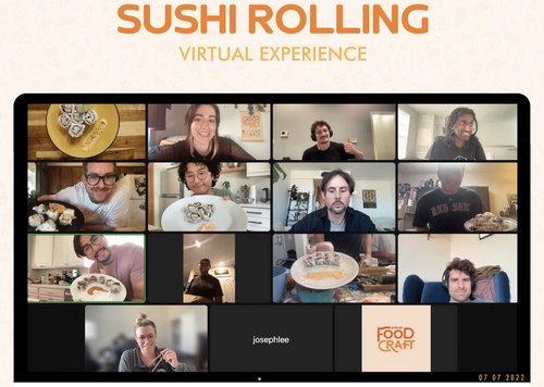 Sushi Rolling, Virtual Event