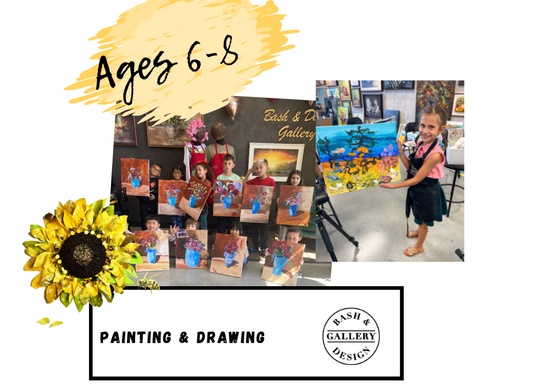Art Social for Homeschooled Kids: Drawing & Painting Ages 6-8 - Bash &  Design Gallery - Sawyer