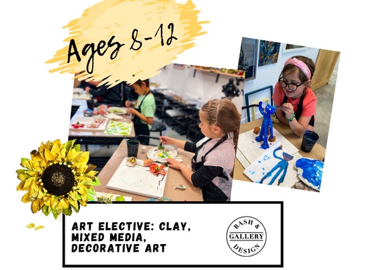 Kid's Art Ages 8-12 Sept 7th 4:00p-5:00p