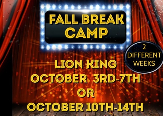 Chandler Youth Theatre Fall Break Camp: Week 2 Disney's The Lion King Kids! 
