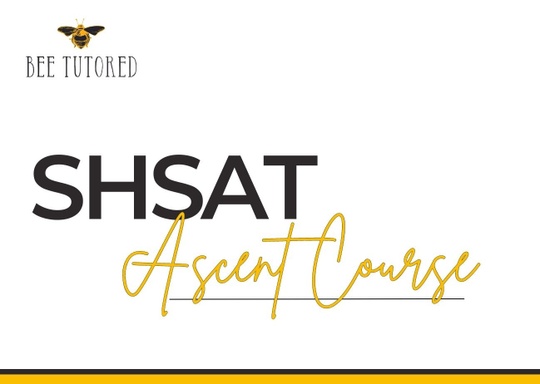 Bee Tutored In Person: Sunday SHSAT Ascent Course (spring/fall 2023) 