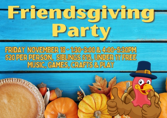 Rockin' FRIENDSGIVING PARTY! - Little Rockers, LLC - Sawyer