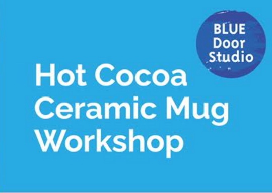Blue Door Studio Hot Cocoa Ceramic Mug workshop