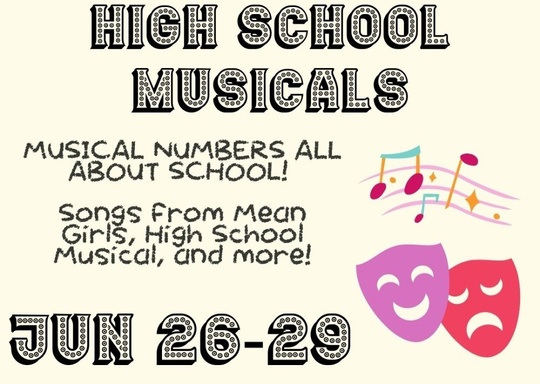 Chandler Youth Theatre Summer Camp Week 4 (June 26-29): High School Musicals 