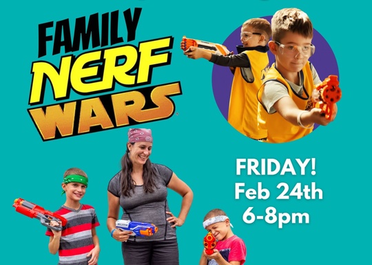 Kids Unplugged Family Fun Night: NERF NIGHT!