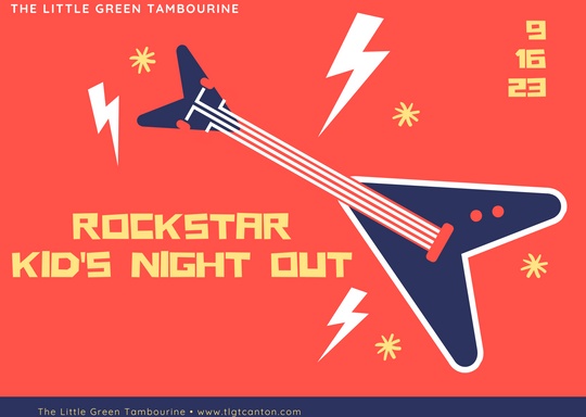 The Little Green Tambourine Rockstar Kids Night Out