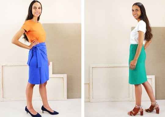 How to upsize a skirt in the waist to fit you perfectly - a sewing
