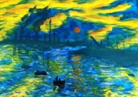 Studio 23/The Art Center Monet's Sunset 1