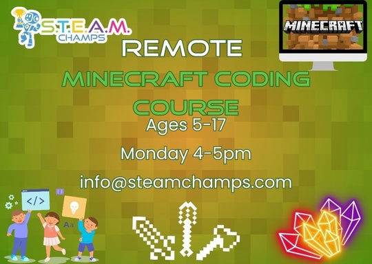 FREE Minecraft Monday at STEAM Champs Tickets, Mon, Dec 11, 2023 at 3:30 PM