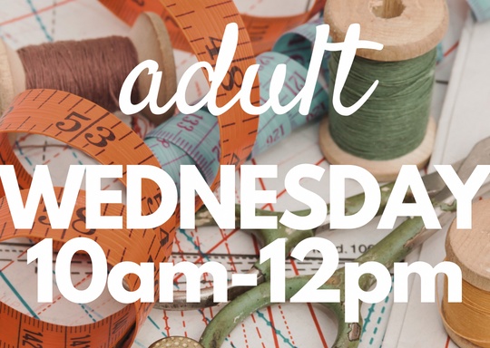 SEWING 101: IN PERSON OR VIRTUAL ADULT CLASS