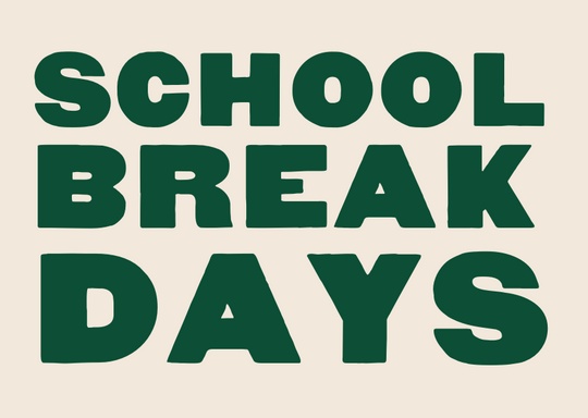 Craftsman & Apprentice School Break Days