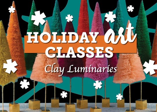 Clay Christmas Tree Luminaries