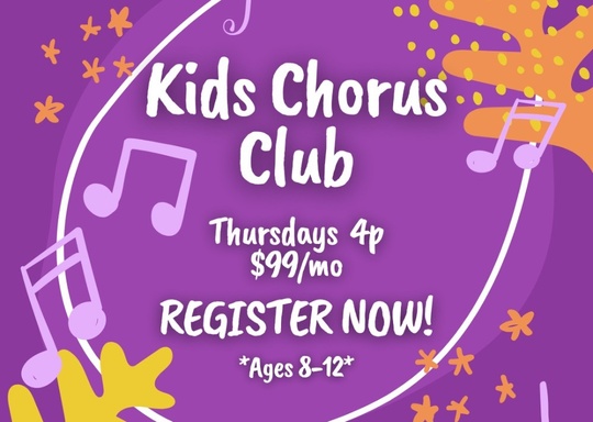 Chandler Youth Theatre Kids Chorus Club!  1