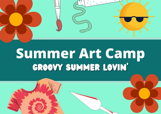 Paint Happy Art Camp: Groovy Summer! (Half and Full Day)