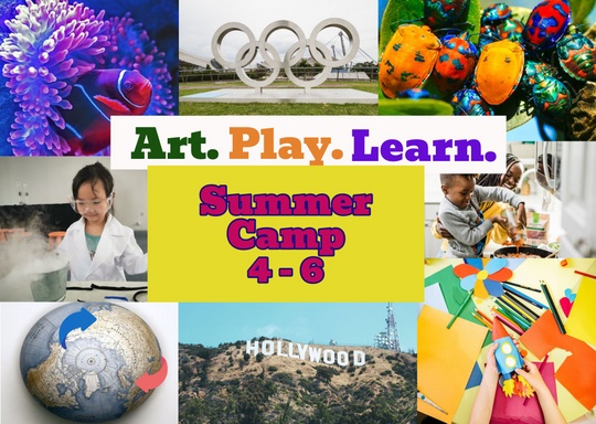 Art Play Learn Summer Camps (4-6 year olds)