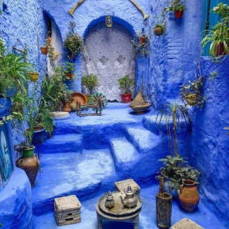 tourhub | Morocco Private Tours | 5 days from Casablanca to Marrakech visiting Chefchaouen, Fes and desert. 