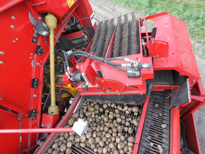 Para un alto contenido de piedras