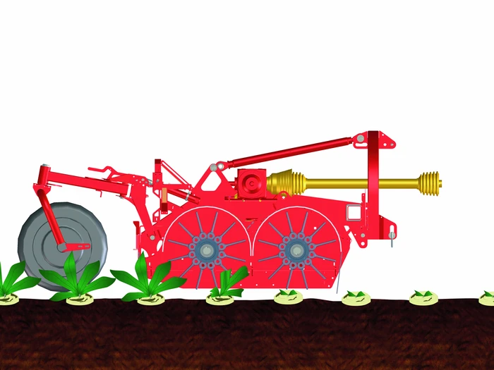 Defoliación cuidadosa del producto de cosecha