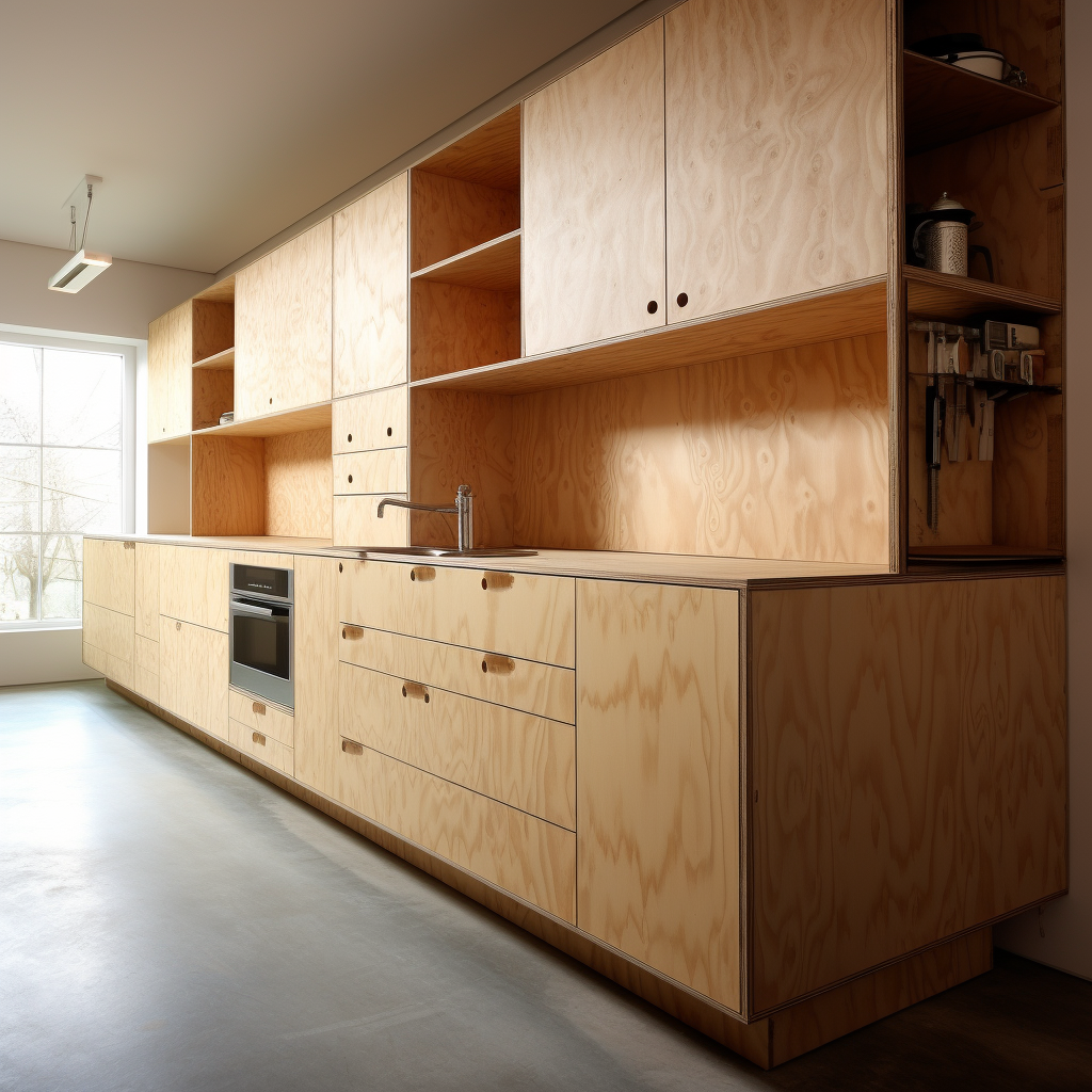 Plywood Cabinets Example