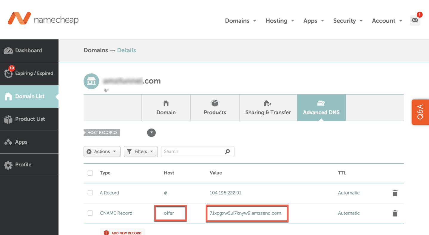 Custom Domain Setup