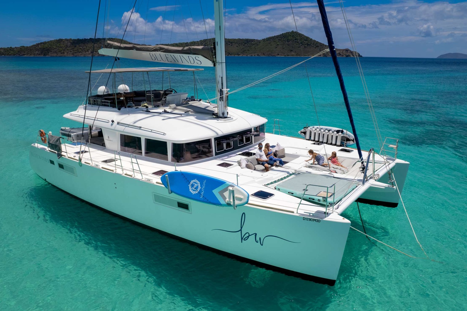 Bluewinds is the perfect platform for experiencing the majesty of the Caribbean! An ongoing 2022/23 refit brings all new interior and exterior decor, new generators, water maker, tender and a 