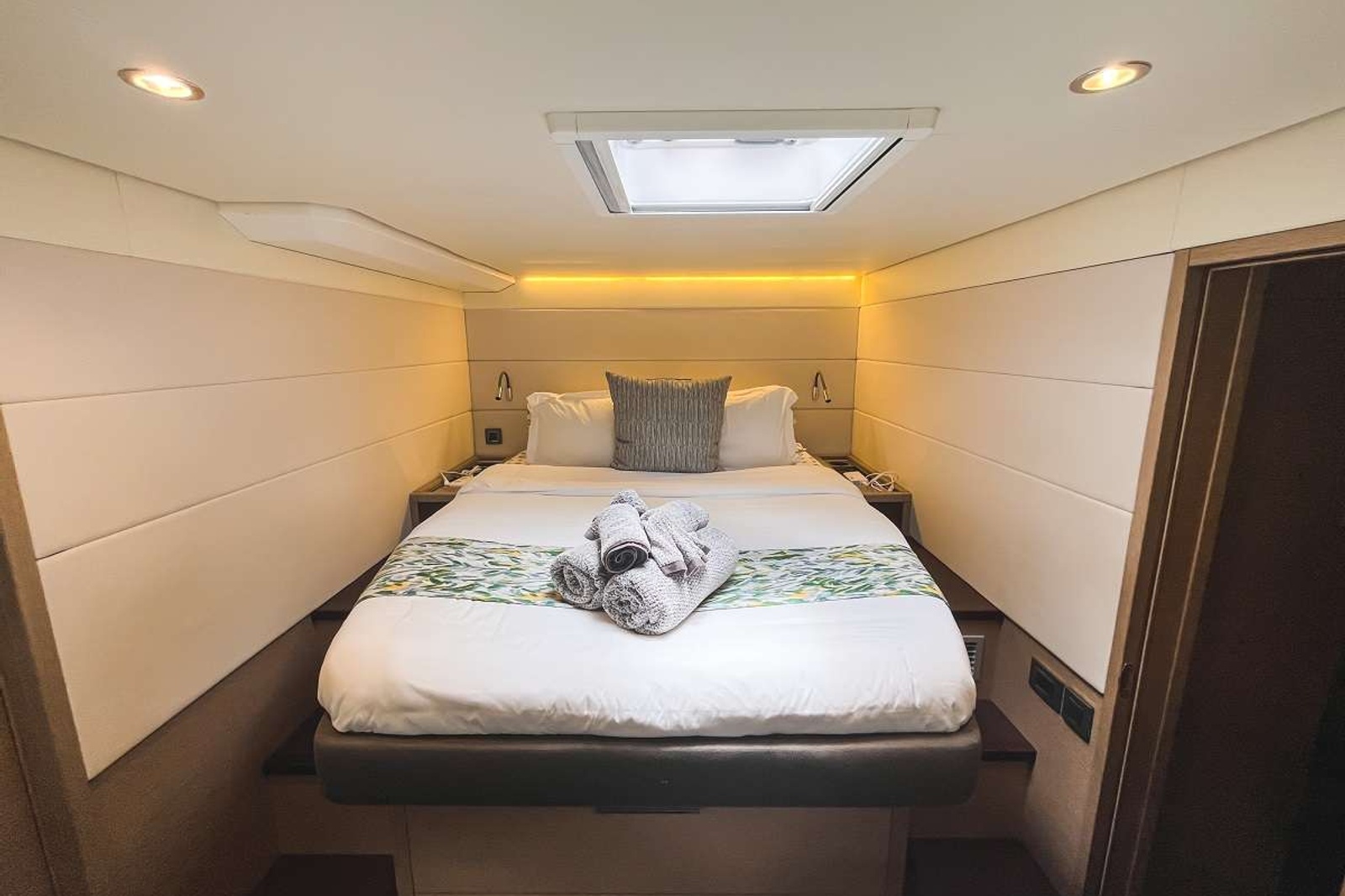 Forward guest cabin