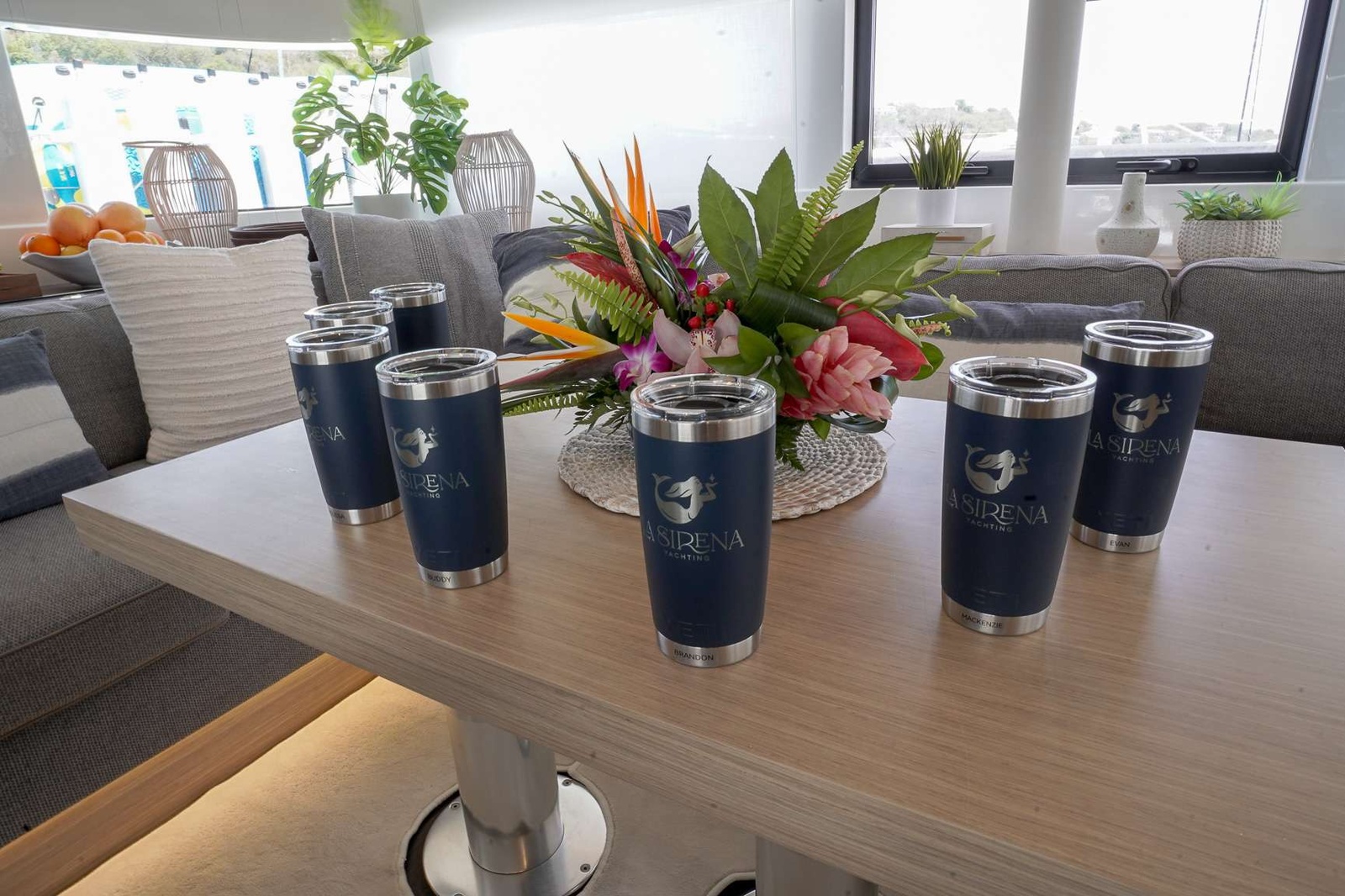 Guests receive souvenir Yeti Tumblers 