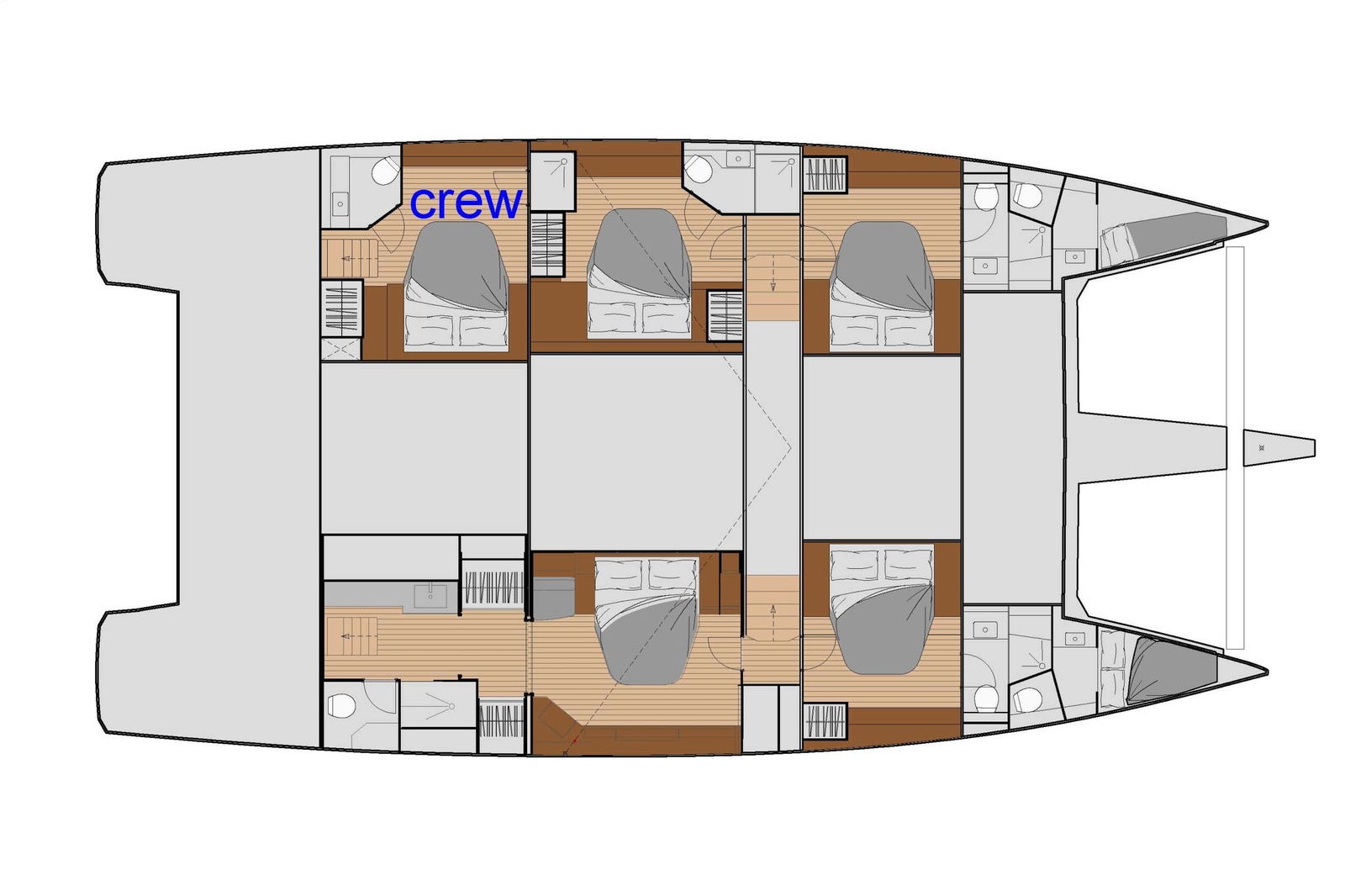 cabins lay out 