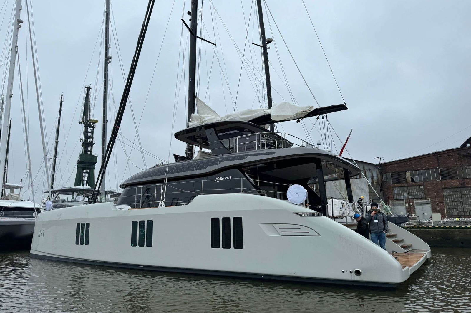 'n' which is the algebraic representation of 'the number' of boats you own. '+1' represents one that you want to buy.  n+1 is the steady state of all people who love boats.  With her outstanding living spaces, the Sunreef 70 