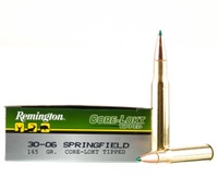 Remington 30-06 SPRG Remington Core-Lokt Tipped 30 06 Springfield 165gr Ammo VERY FAST SHIPPING