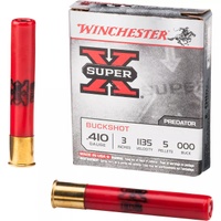 Winchester Winchester 410 Gauge, 3" Super-X Predator 000 Buckshot .410 Bore Ammo VERY FAST SHIPPING!