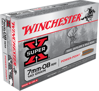 Winchester Winchester Super-X 7mm-08 Remington Power-Point 140gr 7mm 08 Rem Ammo VERY FAST SHIPPING