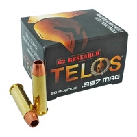 G2 Research 357 Magnum G2 Research Telos 105gr Controlled Fragmenting HP Solid Copper Ammo VERY FAST SHIPPING!