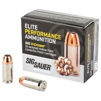 Sig Sauer 10mm Sig Sauer 200gr V-Crown Jacketed Hollow Point 10 mm Ammo FAST SHIPPING