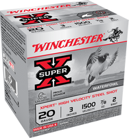 Winchester 20 Gauge 3" Winchester Xpert High Velocity #2 Steel Shot 20 GA Ammo VERY FAST SHIPPING!
