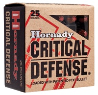 Hornady 32 Auto 60gr Hornady FTX Critical Defense .32 ACP VERY FAST SHIPPING!