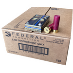 12 Gauge - Federal Premium Law Enforcement 2-3/4" 00 Buck 9 Pellets - Federal Tactical LE132 with FliteControl Wad - 250 Rounds LE13200Federal12 Gauge