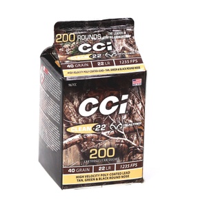 CCI 22 Long Rifle | 40gr Clean Polycoated | 200rds