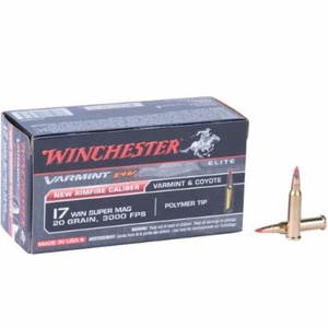 17 Wsm - Rimfire Winchester Varmint Hv Varmint & Coyote Polymer Tip 20 