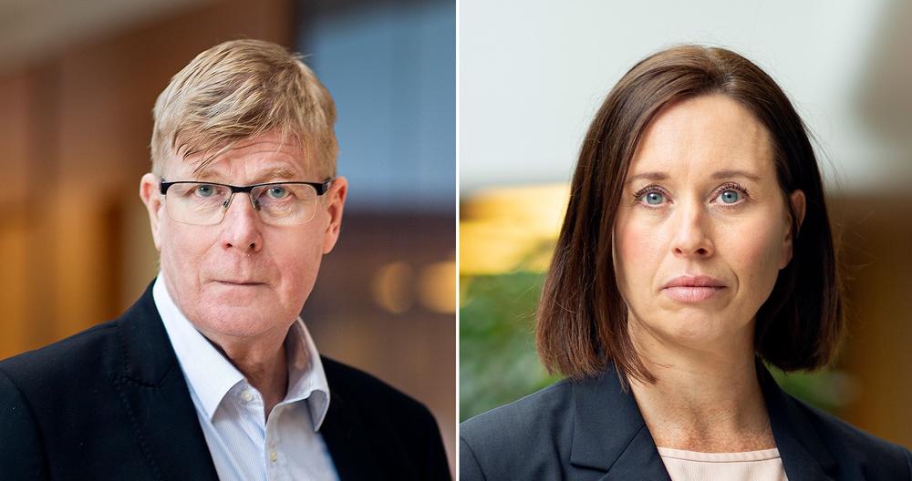 Örjan Lenard och Anna Freij, förhandlingschefer på Gröna arbetsgivare respektive Trä- och Möbelföretagen.