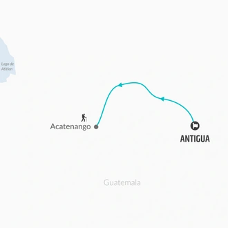 tourhub | Bamba Travel | Acatenango Hike 2D/1N | Tour Map