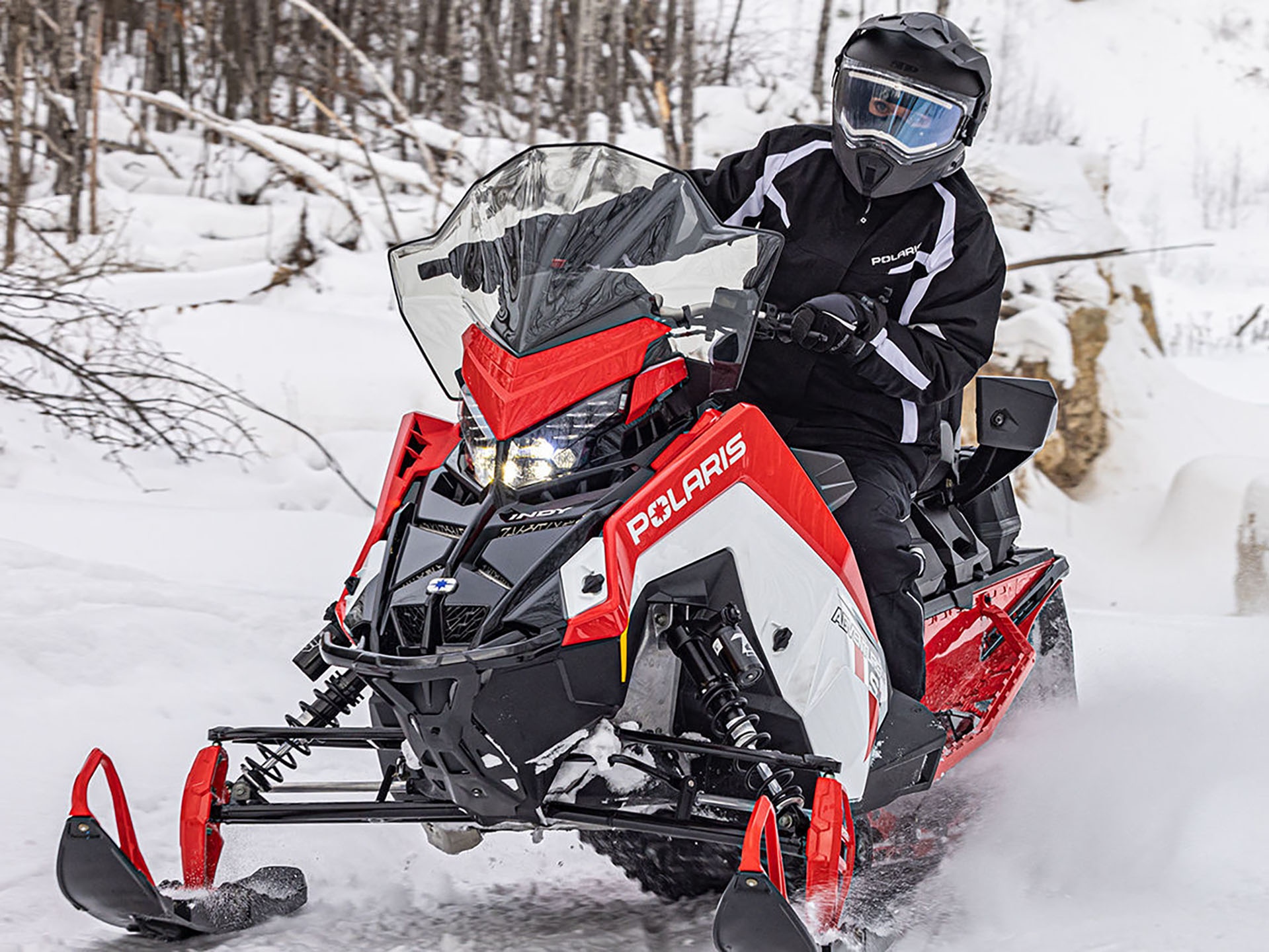 On-Trail Guided Snowmobile Tour