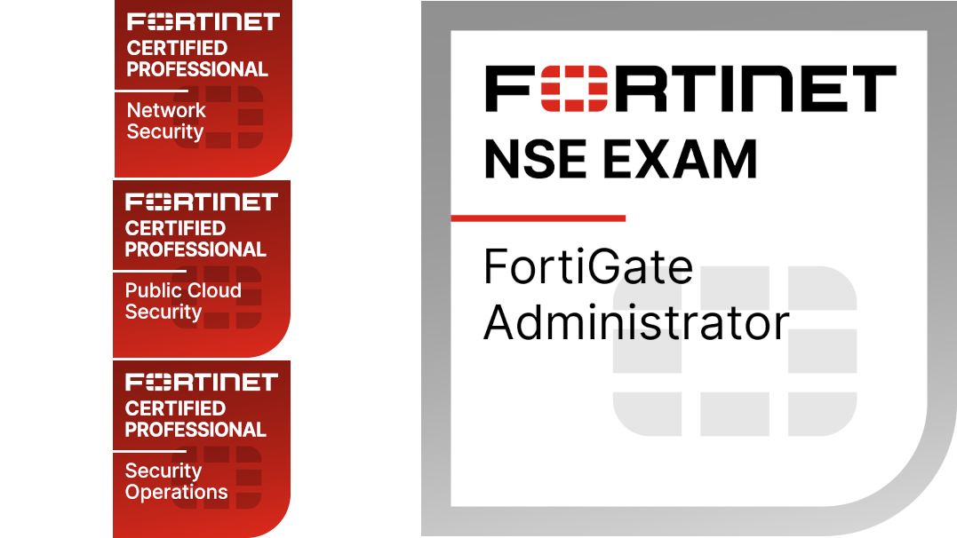 Représentation de la formation : FortiGate Administrator 7.4  