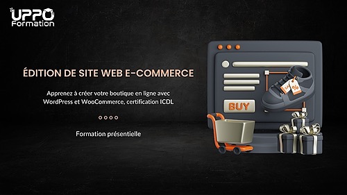 Représentation de la formation : Parcours de Formation | Édition de site Web - Apprenez à créer votre boutique en ligne avec Wordpress et Woocommerce, certification ICDL