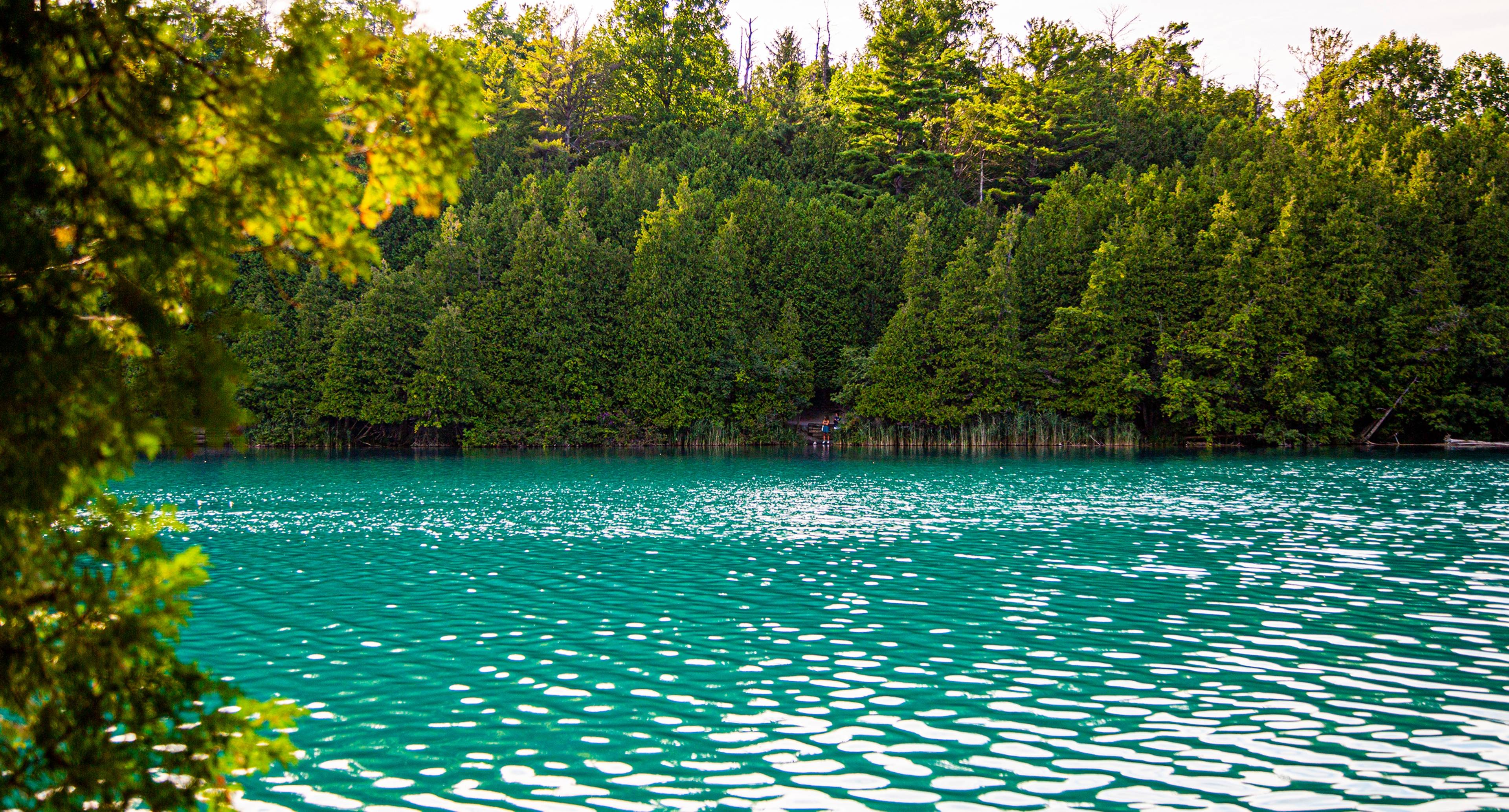 Lacs verts immaculés du nord de l'état de New York