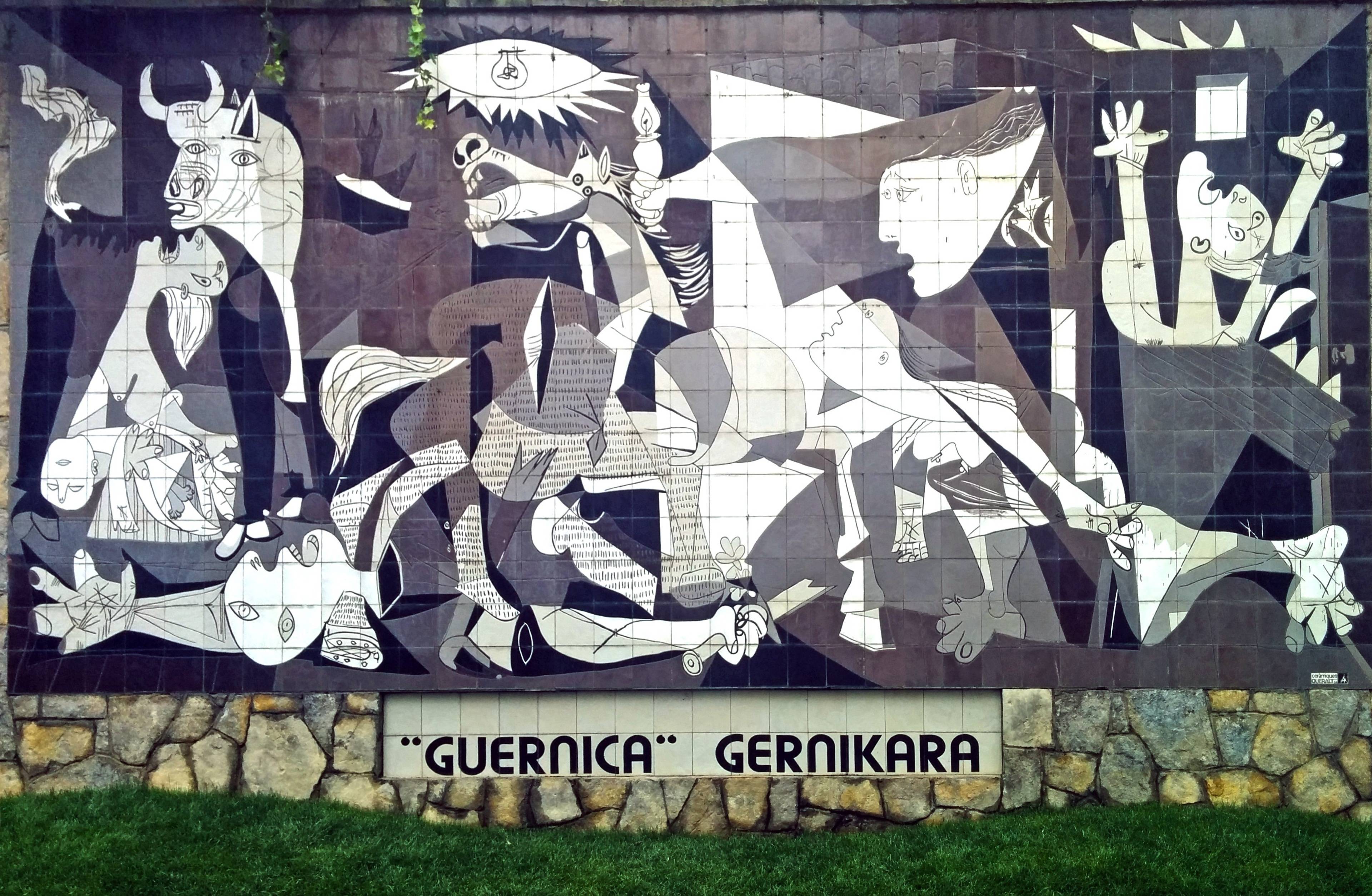 Reproduction of Guernica by Picasso