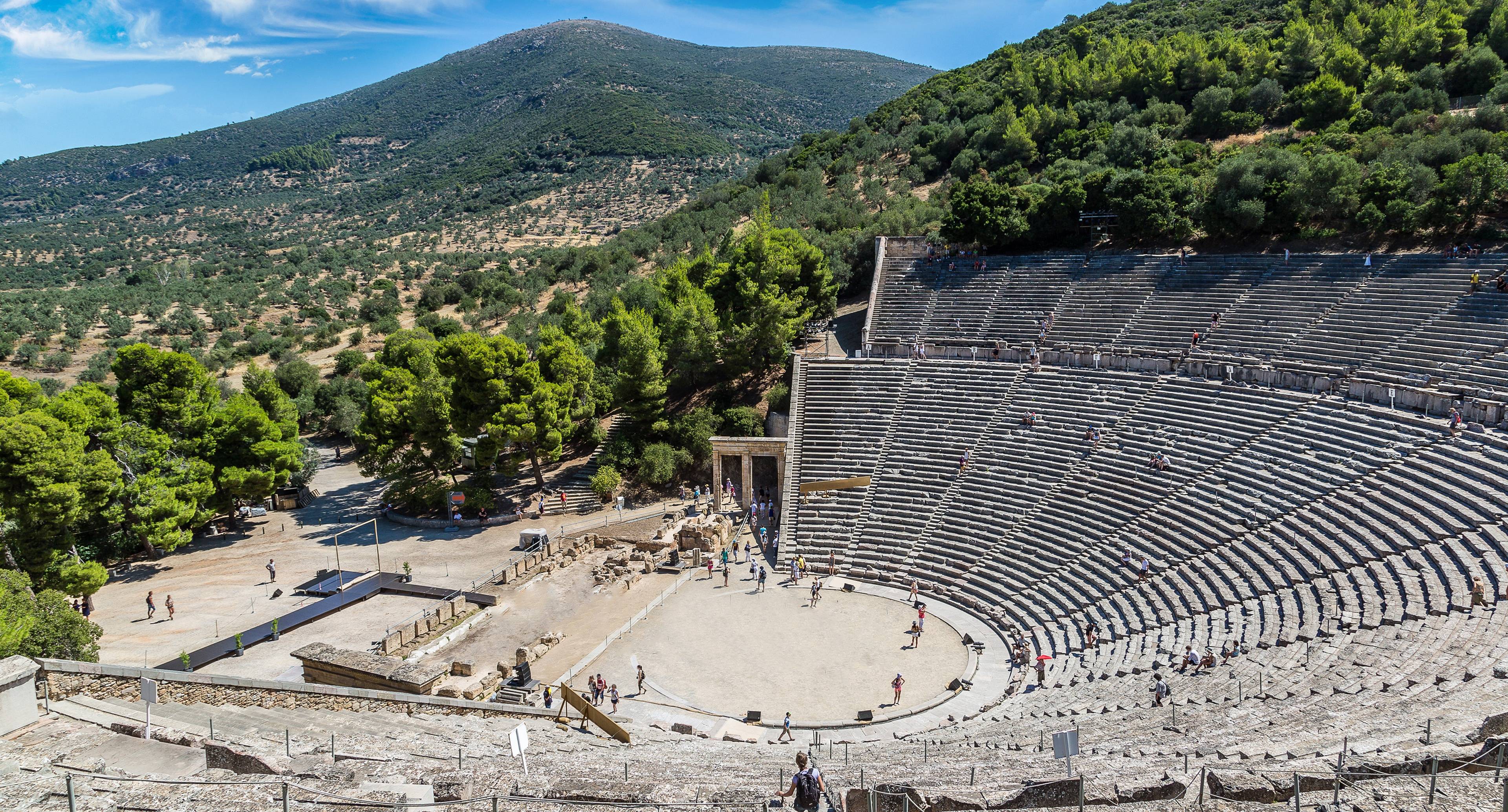 Crossing the Corinth Canal & Admiring the Ancient Theatre of Epidaurus